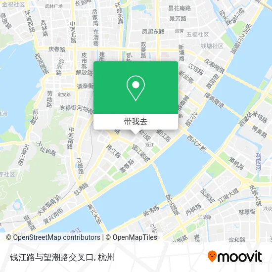 钱江路与望潮路交叉口地图