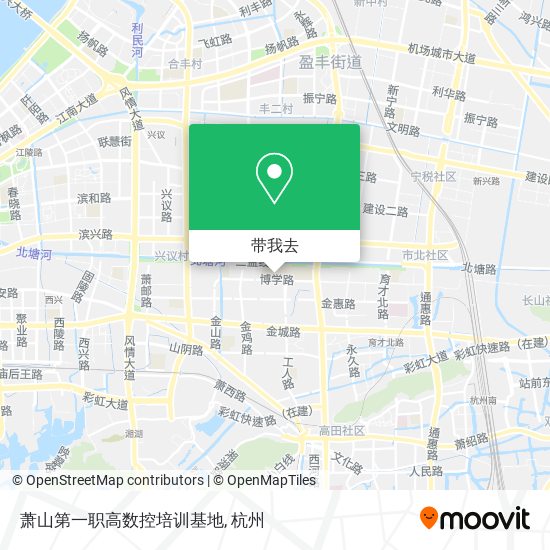 萧山第一职高数控培训基地地图