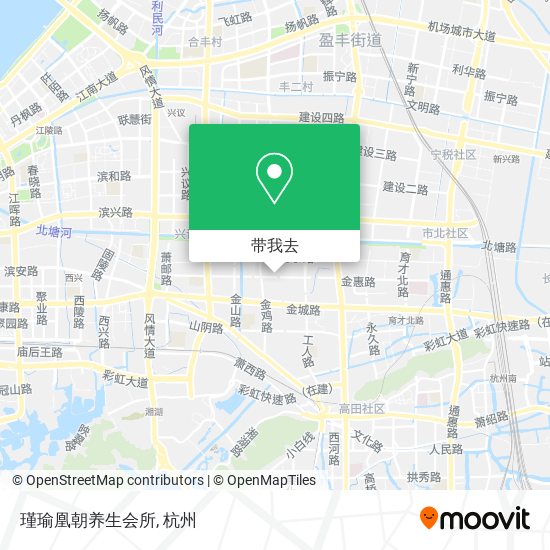 瑾瑜凰朝养生会所地图