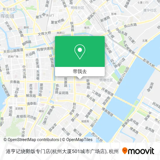 港亨记烧鹅饭专门店(杭州大厦501城市广场店)地图
