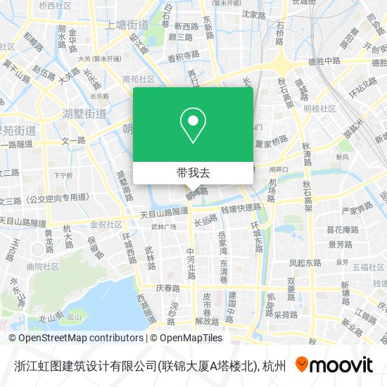 浙江虹图建筑设计有限公司(联锦大厦A塔楼北)地图