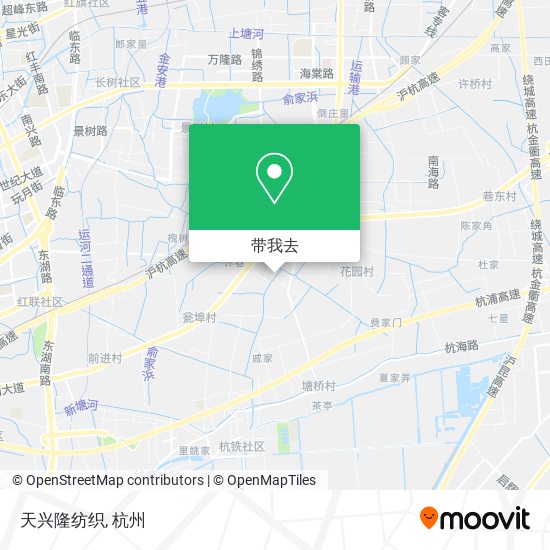 天兴隆纺织地图