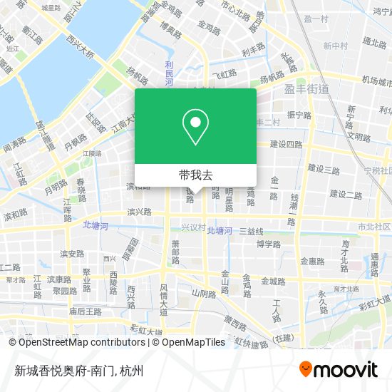 新城香悦奥府-南门地图