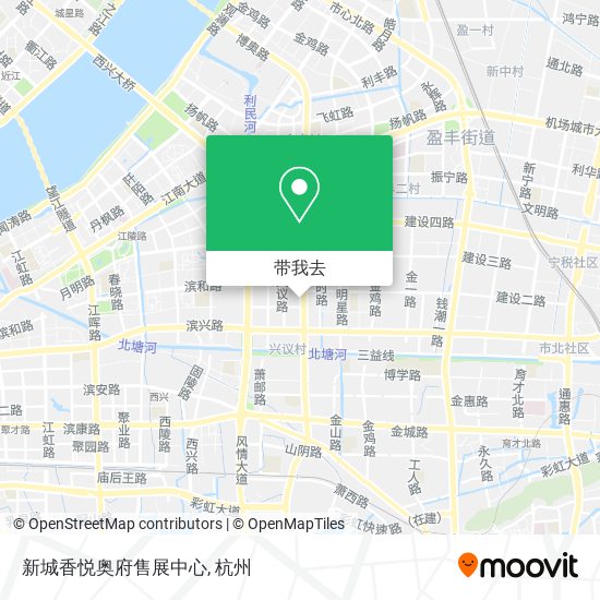 新城香悦奥府售展中心地图