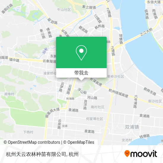 杭州天云农林种苗有限公司地图