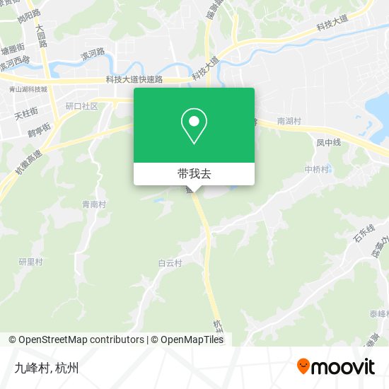 九峰村地图