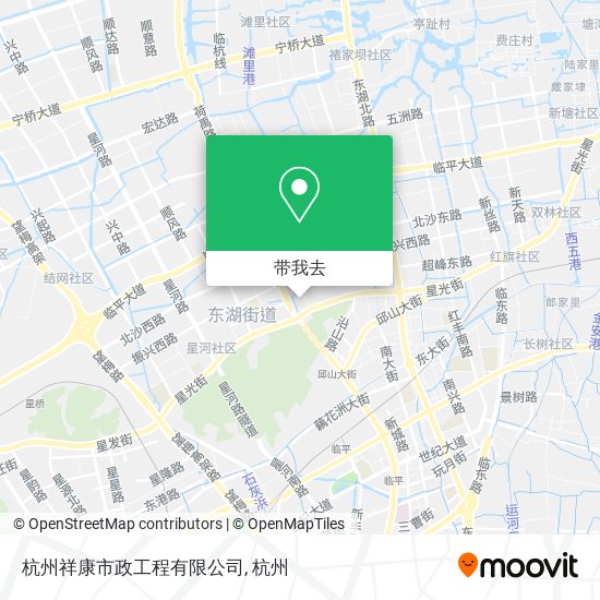 杭州祥康市政工程有限公司地图