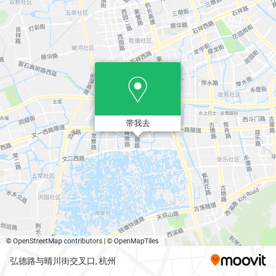 弘德路与晴川街交叉口地图