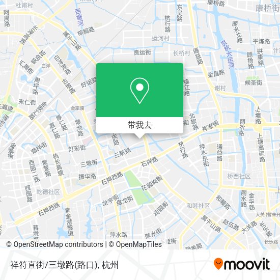 祥符直街/三墩路(路口)地图
