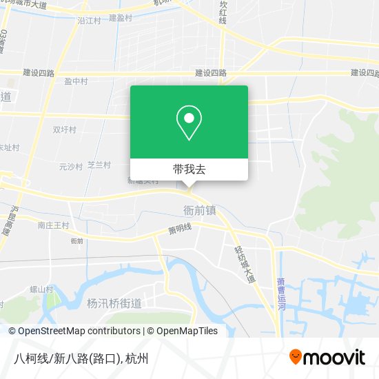八柯线/新八路(路口)地图
