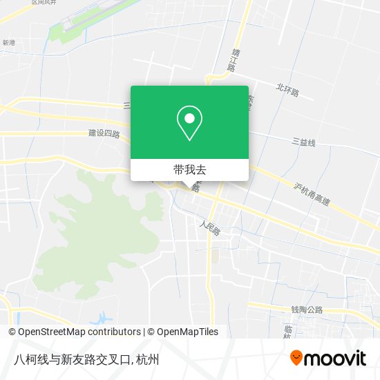 八柯线与新友路交叉口地图