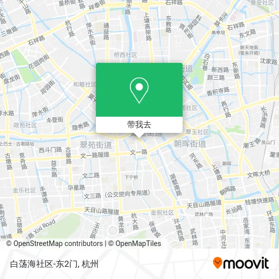白荡海社区-东2门地图