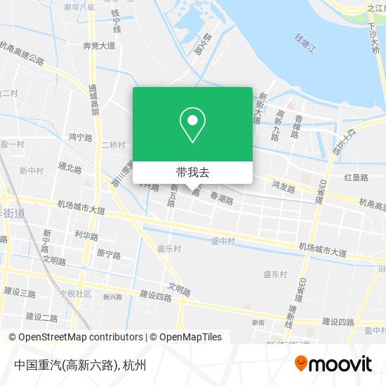 中国重汽(高新六路)地图