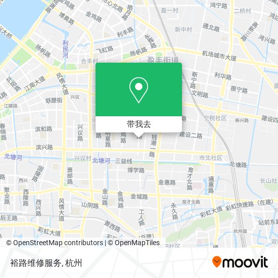 裕路维修服务地图