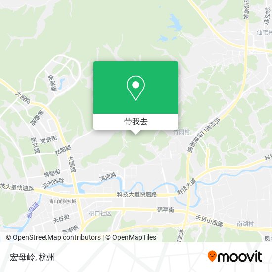 宏母岭地图