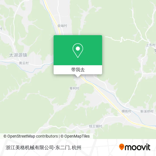 浙江美格机械有限公司-东二门地图