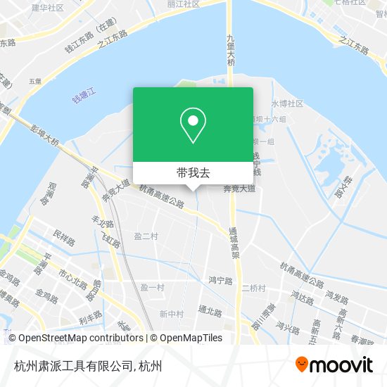 杭州肃派工具有限公司地图