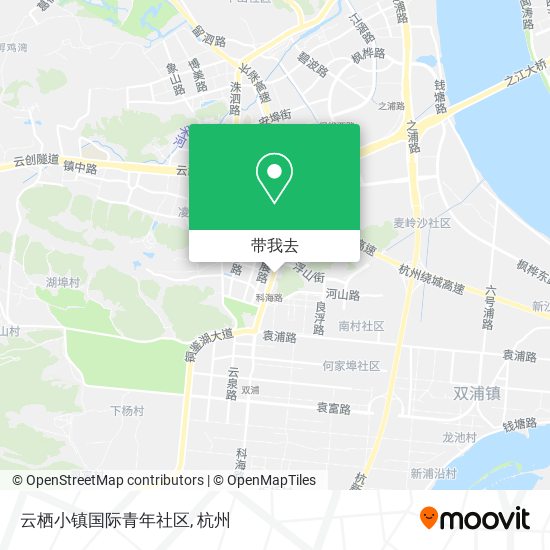 云栖小镇国际青年社区地图