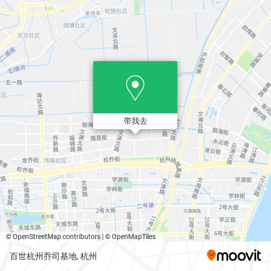 百世杭州乔司基地地图