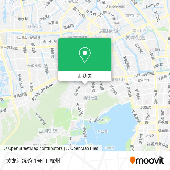 黄龙训练馆-1号门地图