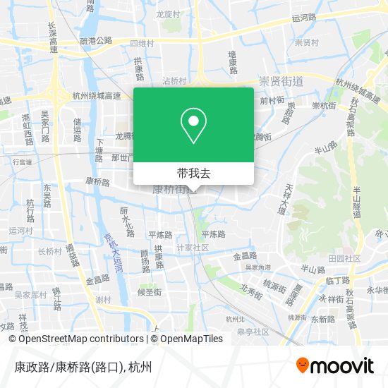 康政路/康桥路(路口)地图