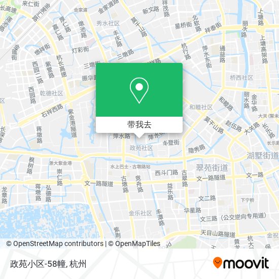 政苑小区-58幢地图