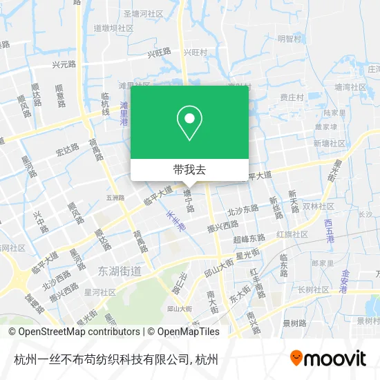 杭州一丝不布苟纺织科技有限公司地图