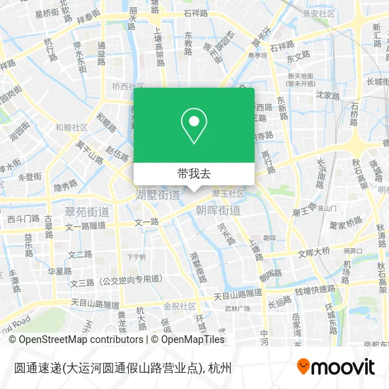 圆通速递(大运河圆通假山路营业点)地图