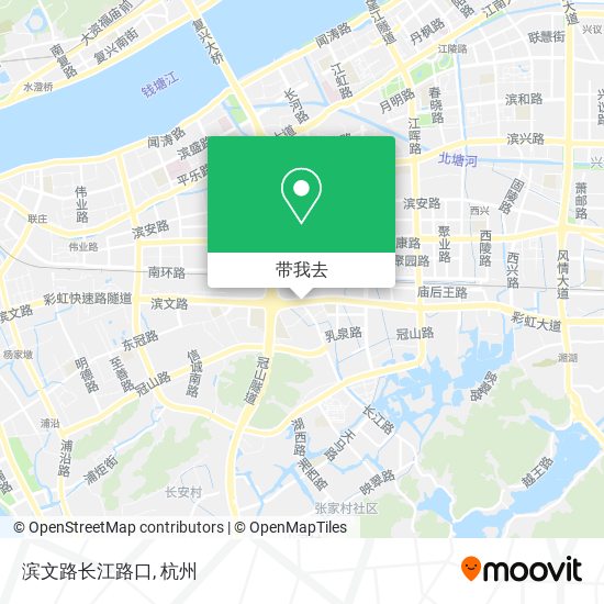 滨文路长江路口地图