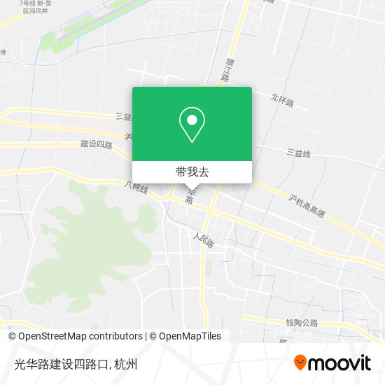 光华路建设四路口地图