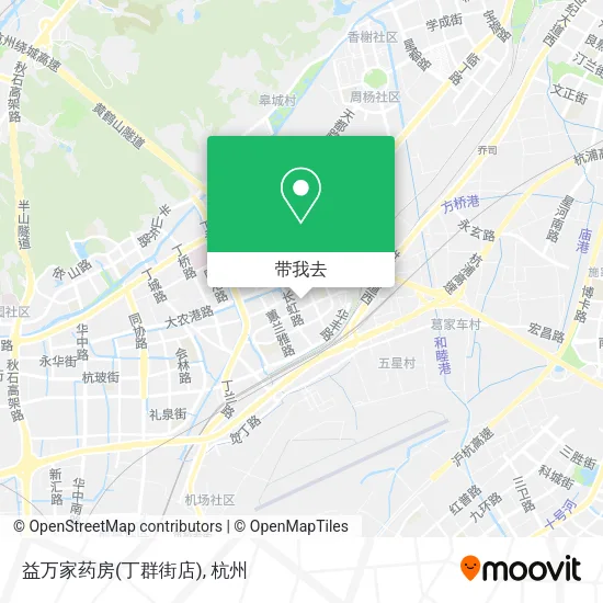 益万家药房(丁群街店)地图