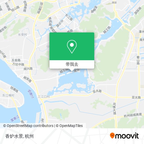香炉水景地图