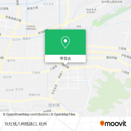坎红线八柯线路口地图