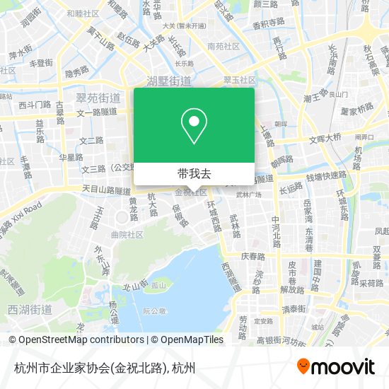 杭州市企业家协会(金祝北路)地图