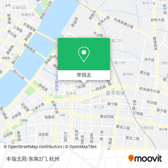 丰瑞北苑-东南2门地图