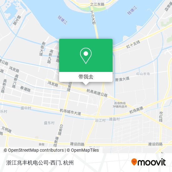 浙江兆丰机电公司-西门地图