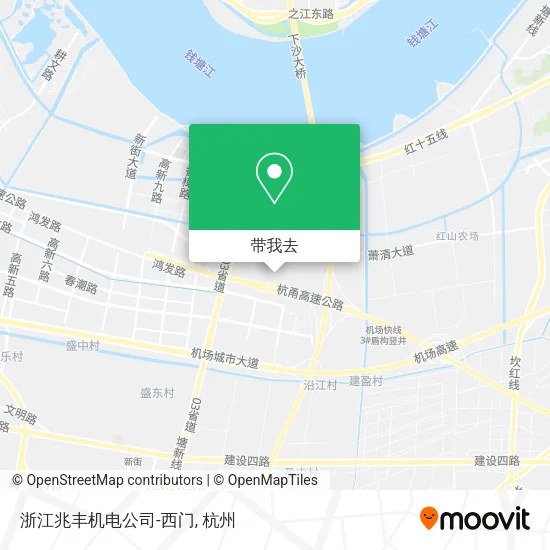 浙江兆丰机电公司-西门地图