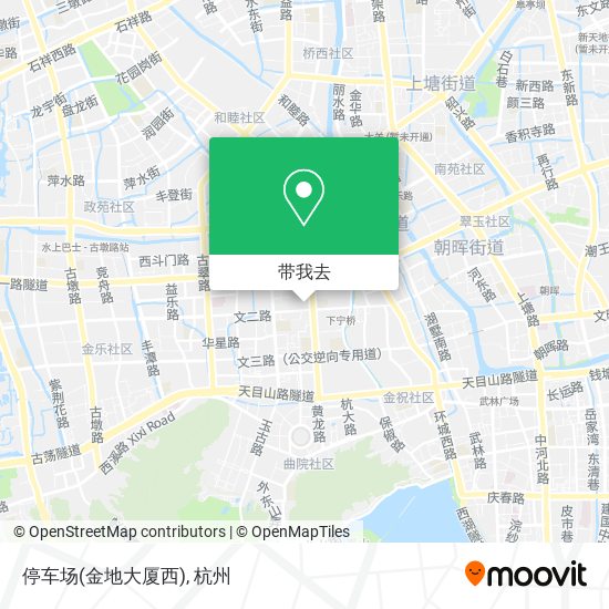 停车场(金地大厦西)地图
