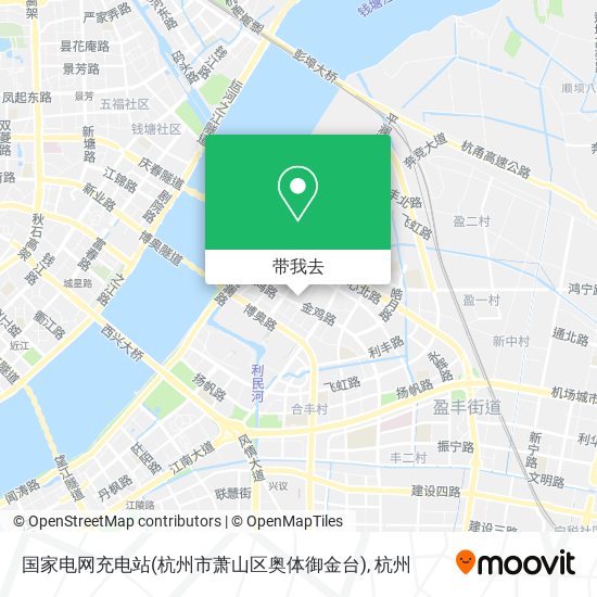 国家电网充电站(杭州市萧山区奥体御金台)地图