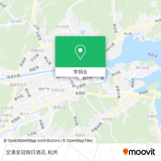 交通皇冠假日酒店地图