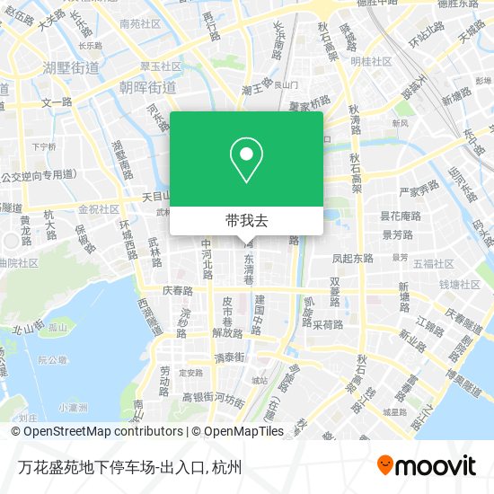 万花盛苑地下停车场-出入口地图
