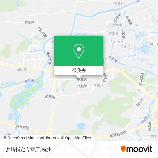 梦琦指定专营店地图