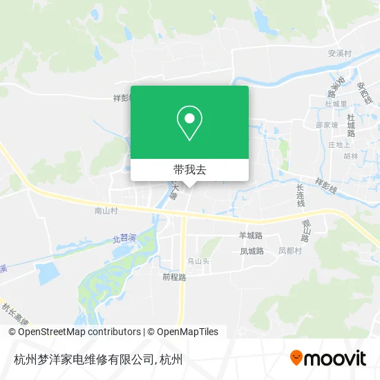 杭州梦洋家电维修有限公司地图
