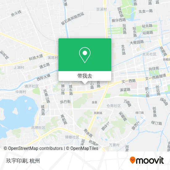 玖宇印刷地图