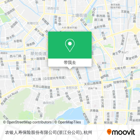 农银人寿保险股份有限公司(浙江分公司)地图
