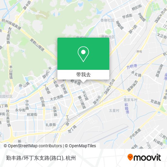 勤丰路/环丁东支路(路口)地图