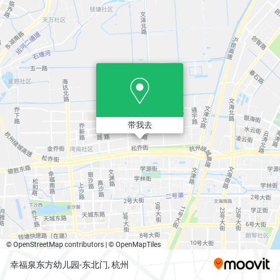幸福泉东方幼儿园-东北门地图