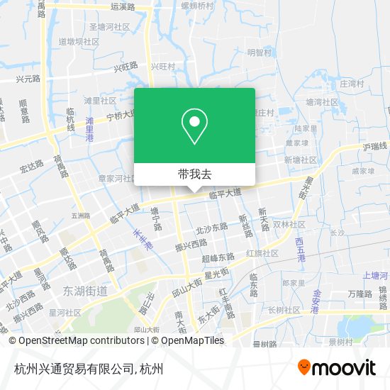 杭州兴通贸易有限公司地图