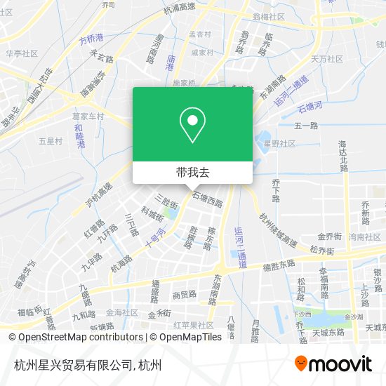 杭州星兴贸易有限公司地图