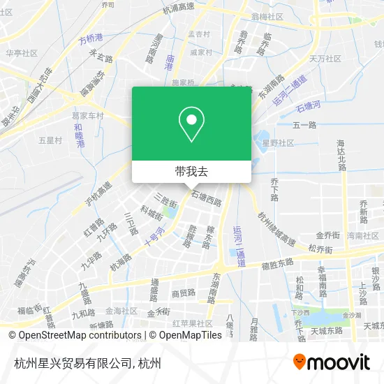 杭州星兴贸易有限公司地图